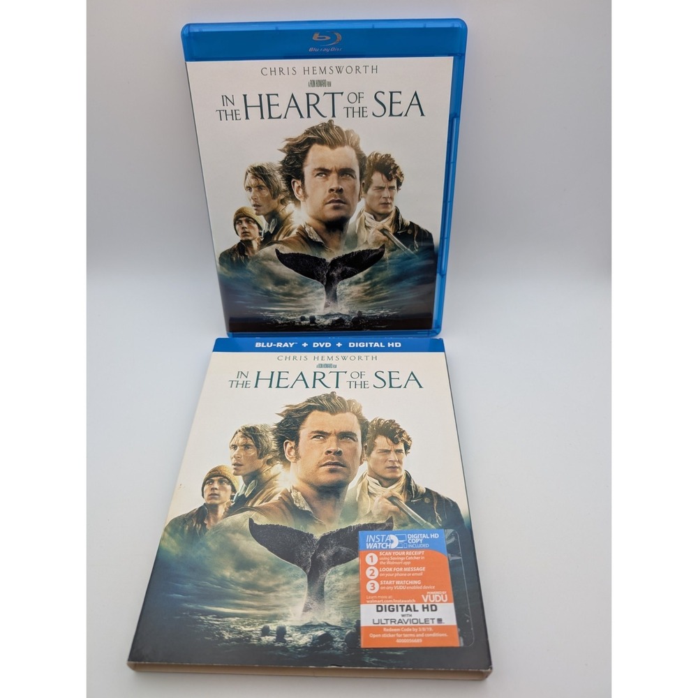 In the Heart of the Sea (Blu-ray) With Dust Sleeve, Excellent‎ Condition